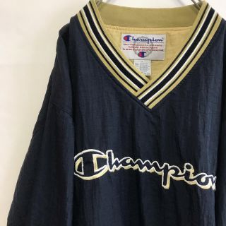 ChampionVネック ナイロンプルオーバー