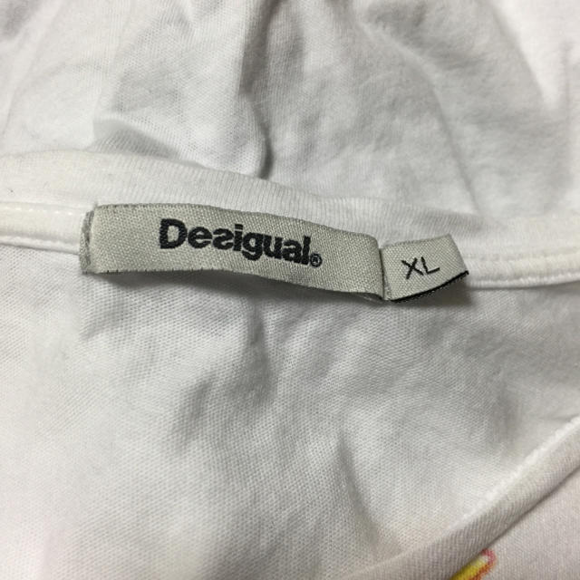 DESIGUAL(デシグアル)のdesigual デシグアル 半袖 トップス Tシャツ XLサイズ レディースのトップス(Tシャツ(半袖/袖なし))の商品写真