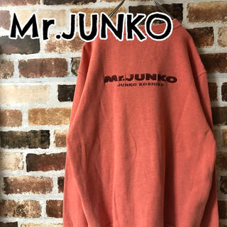 ミスタージュンコ(Mr.Junko)の［ Mr.JUNKO ］ミスタージュンコ デカロゴ トレーナー ピンク (スウェット)