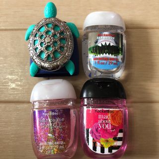 バスアンドボディーワークス(Bath & Body Works)の4点セット ハンドジェル ケース付き(ハンドクリーム)