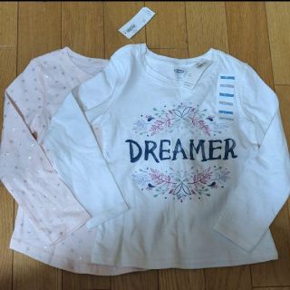 オールドネイビー(Old Navy)の新品　オールドネイビー　ロンティー2枚セット(Tシャツ/カットソー)