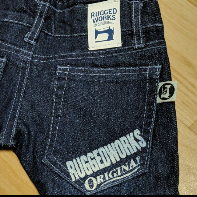 RUGGEDWORKS(ラゲッドワークス)の新品ラゲッドワークス　デニムパンツ キッズ/ベビー/マタニティのベビー服(~85cm)(パンツ)の商品写真