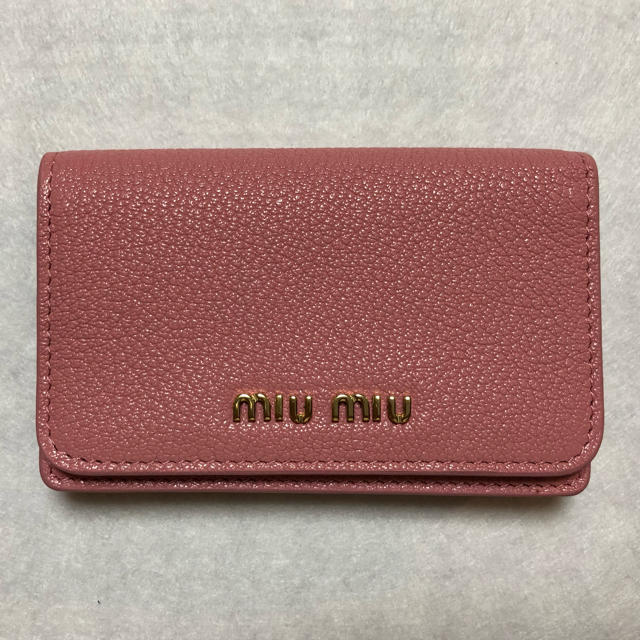 miumiu - 名刺•カードケースの通販 by rosso's shop｜ミュウミュウならラクマ