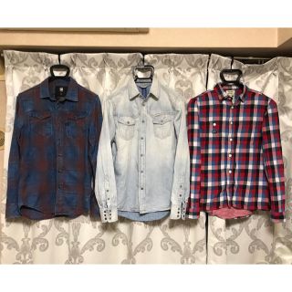 ディーゼル(DIESEL)の期間限定大幅値下げ！！DIESEL 、G-STAR RAW 春物シャツセット(シャツ)