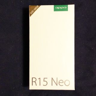 アンドロイド(ANDROID)のOPPO R15 Neo 64GB/3GB(スマートフォン本体)