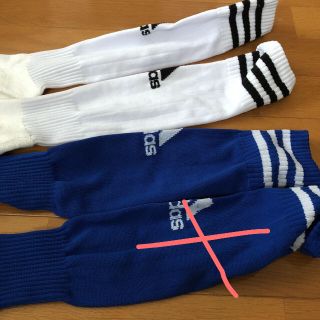 アディダス(adidas)のadidas サッカー ソックス 白色(その他)