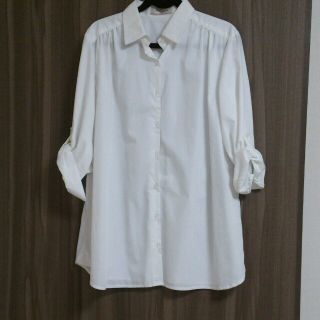 ファビュラスアンジェラ(Fabulous Angela)の2wayシャツ☆ホワイト(シャツ/ブラウス(長袖/七分))