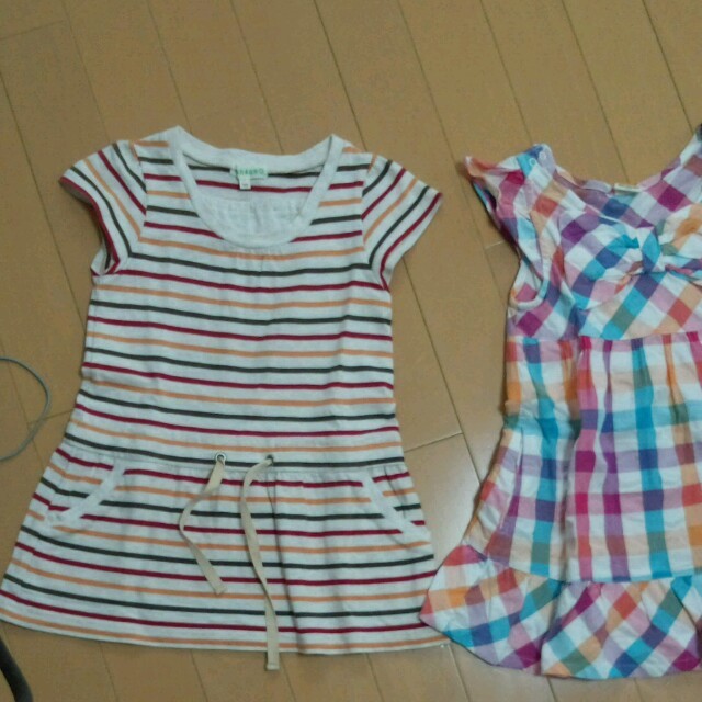 3can4on(サンカンシオン)の女の子 チュニックワンピース(100) キッズ/ベビー/マタニティのキッズ服女の子用(90cm~)(その他)の商品写真