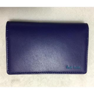 ポールスミス(Paul Smith)の新品・未使用 ポールスミス 名刺入れ ブルー クラッシック(名刺入れ/定期入れ)