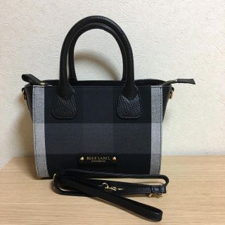 バーバリーブルーレーベル(BURBERRY BLUE LABEL)の🎀美品ブルーレーベルクレストブリッジ2wayバッグ(ショルダーバッグ)