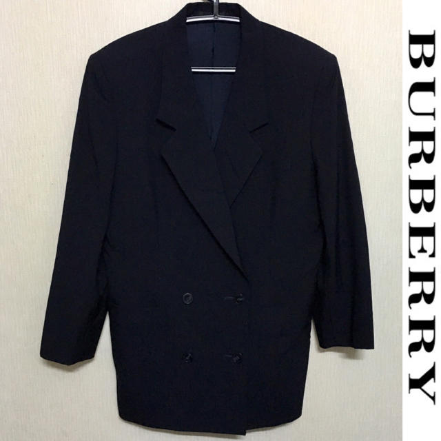 BURBERRY(バーバリー)のバーバリー ジャケット BURBERRY ヴィンテージ ダブル 紺ブレ  レディースのジャケット/アウター(テーラードジャケット)の商品写真