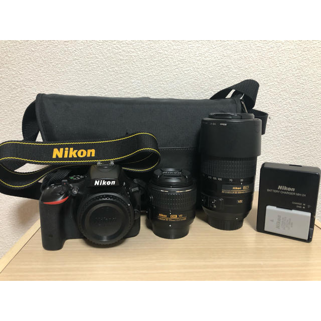 一眼レフカメラ Nikon d5500 ダブルズーム レビュー高評価の商品