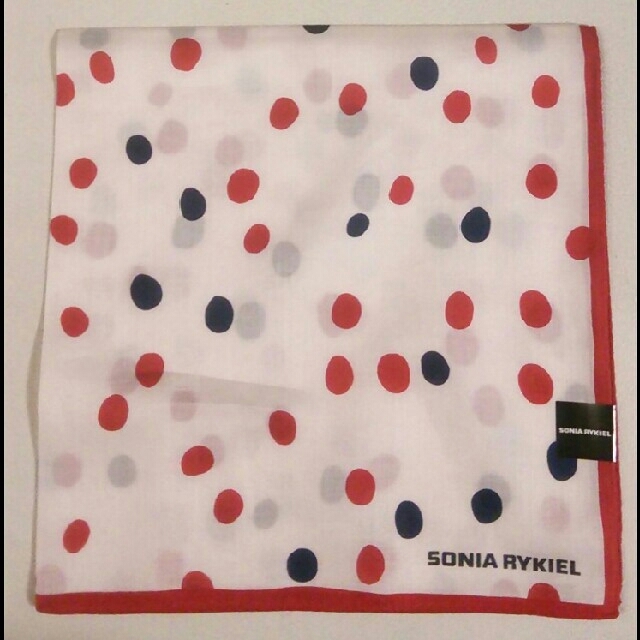 SONIA RYKIEL(ソニアリキエル)の⑫ ソニアリキエル　新品　大判　ハンカチ お弁当包み　SONIA　ランチ 日本製 レディースのファッション小物(ハンカチ)の商品写真