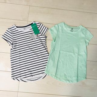 エイチアンドエム(H&M)の新品♡オーガニック ボーダーTシャツ セット(Tシャツ/カットソー)