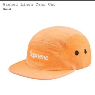 シュプリーム(Supreme)のSupreme　Washed Linen Camp Cap(キャップ)