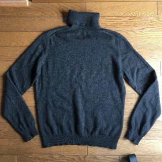 ラルフローレン(Ralph Lauren)のカシミア100%タートルネックニットセーターチャコール(ニット/セーター)