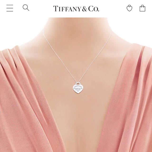 Tiffany & Co.(ティファニー)の【最終値下げ】Tiffany ハートネックレス レディースのアクセサリー(ネックレス)の商品写真