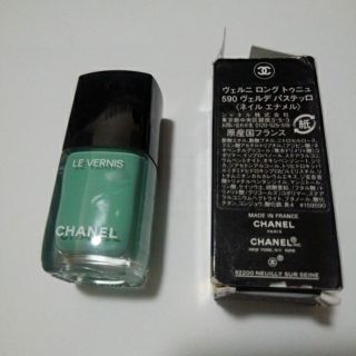 シャネル(CHANEL)のヴェルニ ロングトゥニュ 590 ヴェルデ パステッロ（ネイルエナメル）(マニキュア)