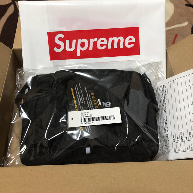 Supreme  19ss Shoulder Bag   BLACK