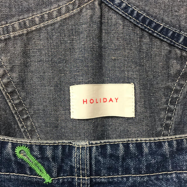 holiday(ホリデイ)のholiday ビッグデニムオーバーオール レディースのパンツ(サロペット/オーバーオール)の商品写真