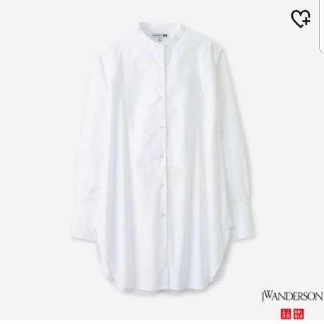 UNIQLO(ユニクロ)のUNIQLO☆ユニクロタキシードロングシャツSサイズ新品 レディースのトップス(シャツ/ブラウス(長袖/七分))の商品写真