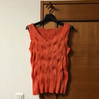 プリーツプリーズイッセイミヤケ(PLEATS PLEASE ISSEY MIYAKE)のプリーツプリーズ 立体加工タンクトップ(カットソー(半袖/袖なし))