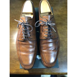 クロケットアンドジョーンズ(Crockett&Jones)のポールスチュアート Uチップ 25.5 EEE 美品　ゆけたん様専用(ドレス/ビジネス)