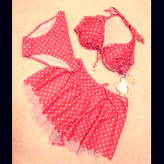新品♡フリルドットビキニSサイズ♡(水着)