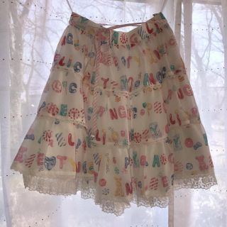 アンジェリックプリティー(Angelic Pretty)のTOY DROPS白SK(ミニスカート)