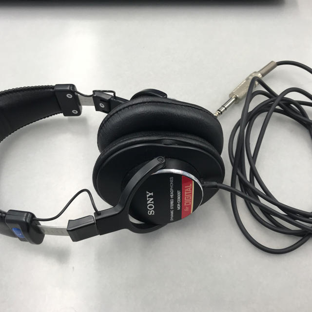 sony MDR-CD900ST ヘッドフォン 変換ケーブル付き