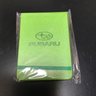 スバル(スバル)の ハードカバー メモ帳 SUBARU 非売品 (ノート/メモ帳/ふせん)