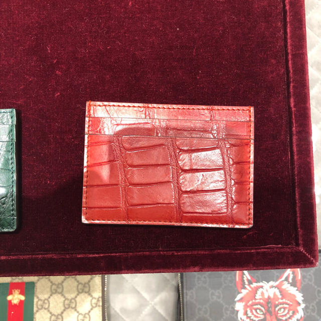 【定価12万円】GUCCI グッチ クロコダイル パスケース 【最終値下げ】