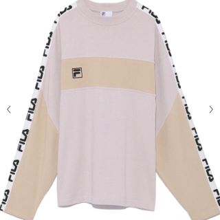 スナイデル(SNIDEL)のsnidel FILA コラボ 未開封タグ付き新品  ピンクベージュ(Tシャツ(長袖/七分))