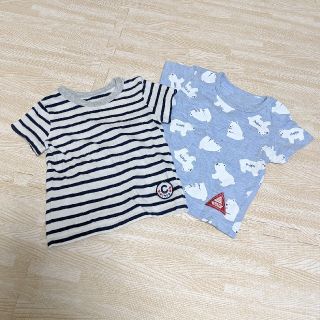 ニシマツヤ(西松屋)のTシャツ2枚セット　60-70cm(Ｔシャツ)