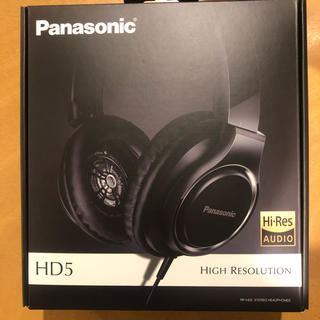 パナソニック(Panasonic)のPanasonic HD5 ヘッドホン 新品、未開封 ブラック(ヘッドフォン/イヤフォン)
