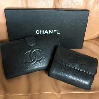 シャネル(CHANEL)の正規品 CHANEL 財布 ２つセット 長財布 折りたたみ財布(財布)