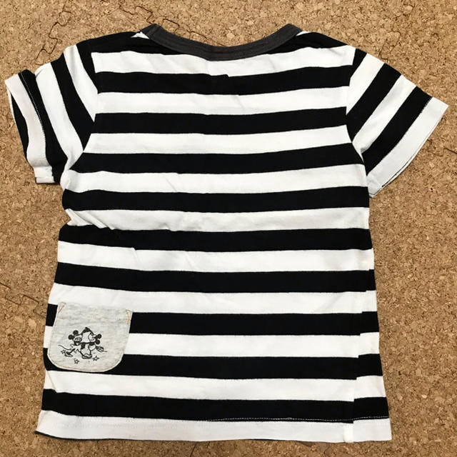 MARKEY'S(マーキーズ)のマーキーズ ミッキーボーダーTシャツ キッズ/ベビー/マタニティのキッズ服男の子用(90cm~)(Tシャツ/カットソー)の商品写真