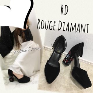 アールディールージュディアマン(RD Rouge Diamant)のRD Rouge Diamant♡刺繍パンプス(ハイヒール/パンプス)