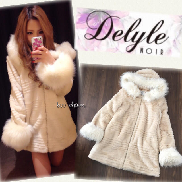 Delyle NOIR♡フード付きファーコート | フリマアプリ ラクマ