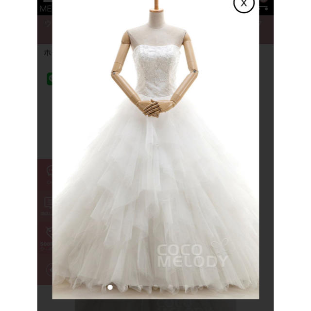 プリンセスライン ウエディングドレス レディースのフォーマル/ドレス(ウェディングドレス)の商品写真