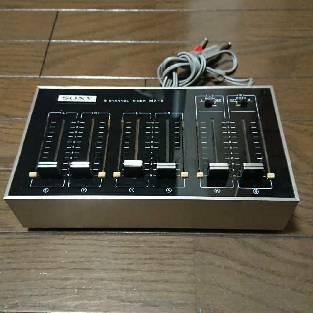 SONY 6ch mixer MX-8 楽器のレコーディング/PA機器(ミキサー)の商品写真