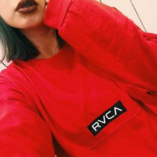 ルーカ(RVCA)のRVCA ロンT 赤(Tシャツ/カットソー(七分/長袖))