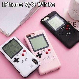 レトロゲーム 遊べる iPhone 7/8 ケース（ホワイト）(iPhoneケース)