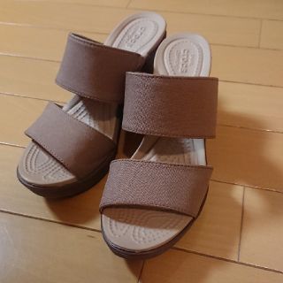 クロックス(crocs)のクロックス　ヒールサンダル　w5(サンダル)