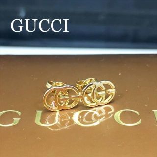 グッチ(Gucci)の新品仕上 グッチ GGスタッズ G ロゴ ピアス 18金 ピアス K18YG(ピアス)