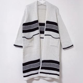 エイチアンドエム(H&M)の新品 ニット ロング カーディガン(カーディガン)