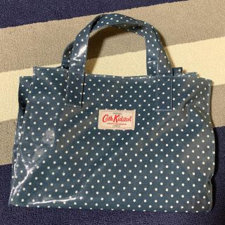 キャスキッドソン(Cath Kidston)のCath Kidston キャスキッドソン✳︎ブルー ドット バッグ(ハンドバッグ)