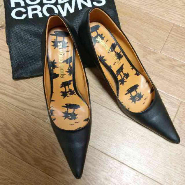 RODEO CROWNS(ロデオクラウンズ)のロデオ トンガリパンプス S 黒 レディースの靴/シューズ(ハイヒール/パンプス)の商品写真