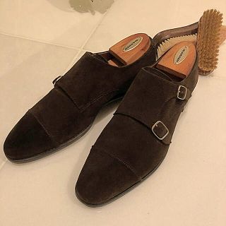 クロケットアンドジョーンズ(Crockett&Jones)のユニオンインペリアル スペシャルモデル スエード ダブルモンク(ドレス/ビジネス)