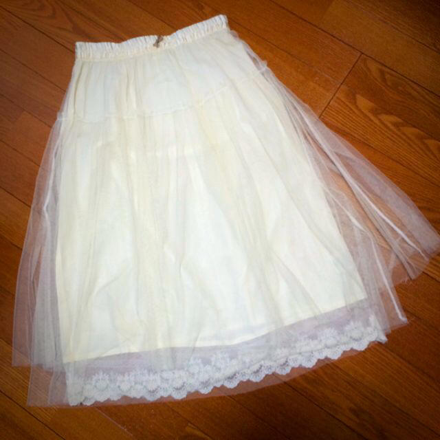 w closet(ダブルクローゼット)の[w closet]チュールスカート♡ レディースのスカート(ひざ丈スカート)の商品写真